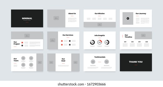 Simple Modern Minimalist Style Presentation Design Template