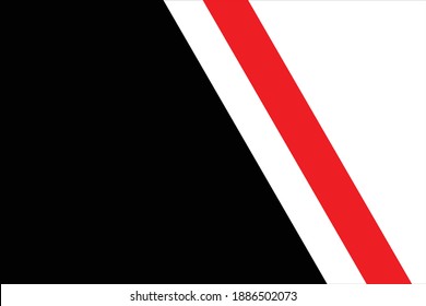 Simple modern and minimalistic abstract background with line objects in red and black color combination