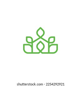 diseño de iconos de la cámara de hojas mono simple y moderno