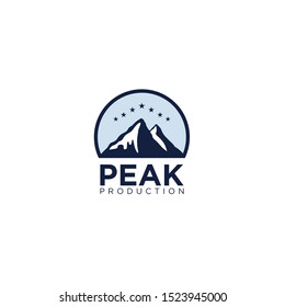 Simple and Modern Montain Logo Design.