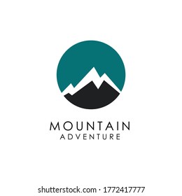 diseño de logotipo de montaña moderno sencillo
