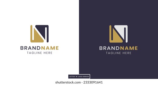 Simple and modern N letter logo design vector template,