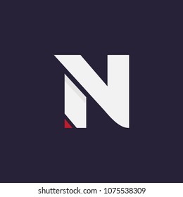 Simple Modern N Logo