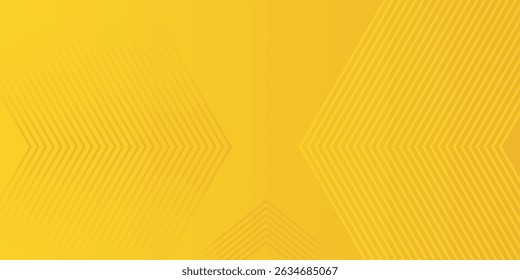 Simple modern nice abstract yellow gradient arrow shape overlay layer background with arrow pattern and shadow