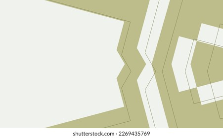 schlichter und moderner abstrakter abstrakter Olivenbanner-Hintergrund