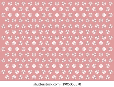 Simple Modern Pattern on pink background, abstract forms, design for decoration, wrapping paper, print, fabric or textile, stylish elegant ornaments, lovely card, art, creative, vector illustration