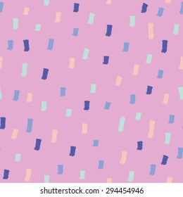 Simple modern pattern with small lines. Multicolored vector seamless pattern.