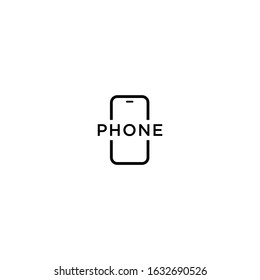 Simple and modern Phone logo