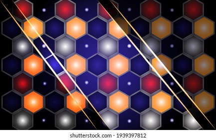 Simple and modern polygon abstraction background