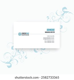 Simple modern Professional Business Card vector template