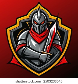 Simple Modern Professional Knight Logo Design