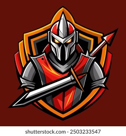 Simple Modern Professional Knight Logo Design