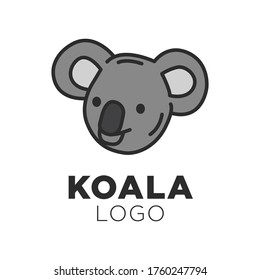 Simple modern professional Koala logo template design versatile
for your business and company