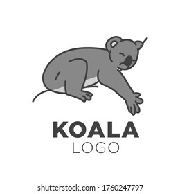 Simple modern professional Koala logo template design versatile
for your business and company