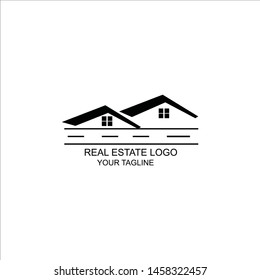 simple and modern real estate logo template