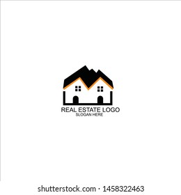 simple and modern real estate logo template