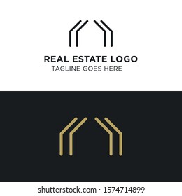 Simple and Modern Real Estate Logo Template for your Business