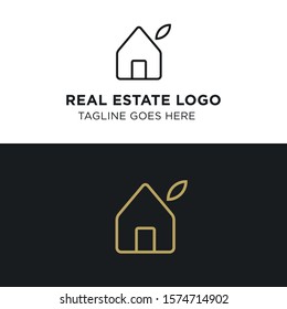 Simple and Modern Real Estate Logo Template for your Business