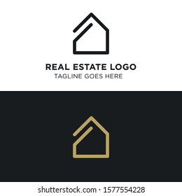 Simple and Modern Real Estate Logo Template for your Business