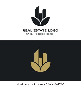 Simple and Modern Real Estate Logo Template for your Business