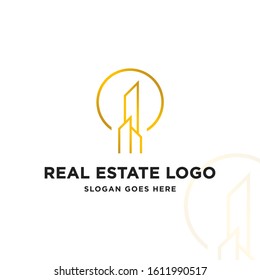 Simple and Modern Real Estate Logo Template for your Business