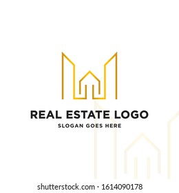 Simple and Modern Real Estate Logo Template for your Business