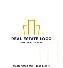 Simple and Modern Real Estate Logo Template for your Business