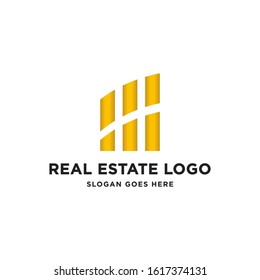 Simple and Modern Real Estate Logo Template for your Business
