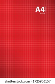 Simple modern red abstract background  A4 size
