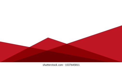 simple modern red and white background template