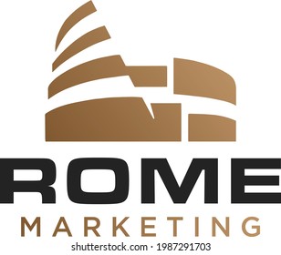 Simple And Modern Rome Logo For Company, Business, Community, Team, Etc.