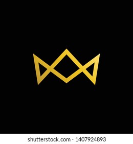 Simple Modern Royal Crown Icon Logo Symbols for Luxury Badges Card Invitations Decoration Element