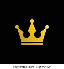Simple Modern Royal Crown Icon Logo Symbols for Luxury Badges Card Invitations Decoration Element