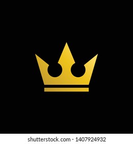 Simple Modern Royal Crown Icon Logo Symbols for Luxury Badges Card Invitations Decoration Element