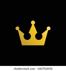 Simple Modern Royal Crown Icon Logo Symbols for Luxury Badges Card Invitations Decoration Element