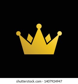 Simple Modern Royal Crown Icon Logo Symbols for Luxury Badges Card Invitations Decoration Element