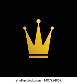 Simple Modern Royal Crown Icon Logo Symbols for Luxury Badges Card Invitations Decoration Element