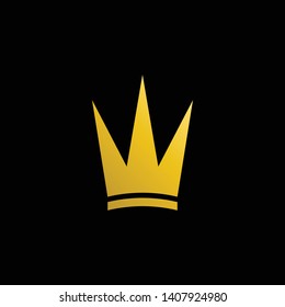 Simple Modern Royal Crown Icon Logo Symbols for Luxury Badges Card Invitations Decoration Element