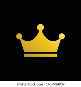 Simple Modern Royal Crown Icon Logo Symbols for Luxury Badges Card Invitations Decoration Element