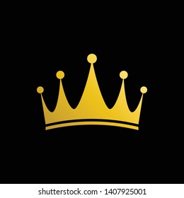Simple Modern Royal Crown Icon Logo Symbols for Luxury Badges Card Invitations Decoration Element