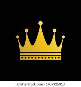 Simple Modern Royal Crown Icon Logo Symbols for Luxury Badges Card Invitations Decoration Element