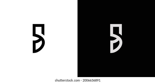 Simple and modern S logo design