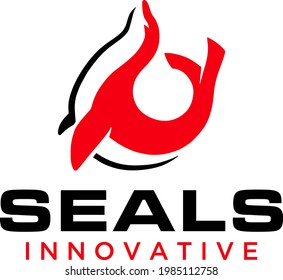 Simple and modern seal logo for company, business, community, team, etc.