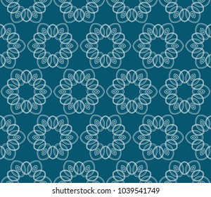 Simple modern seamless geometric pattern. For digital paper, textile print, page fill. Vector illustration