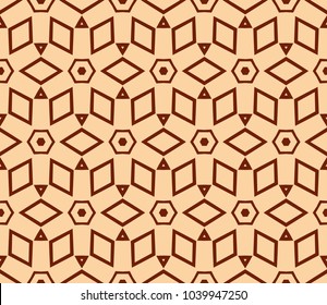 Simple modern seamless geometric pattern. For digital paper, textile print, page fill. Vector illustration