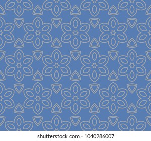 Simple modern seamless geometric pattern. For digital paper, textile print, page fill. Vector illustration