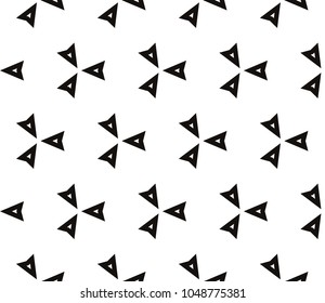 Simple modern seamless geometric pattern. For digital paper, textile print, page fill. Vector illustration