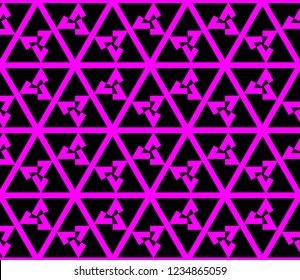 Simple modern seamless geometric pattern. For digital paper, textile print, page fill. Vector illustration