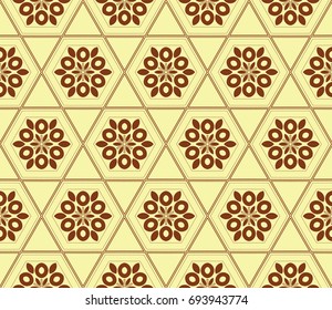 Simple modern seamless geometric pattern. For digital paper, textile print, page fill. Vector illustration