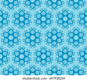 Simple modern seamless geometric pattern. For digital paper, textile print, page fill. Vector illustration